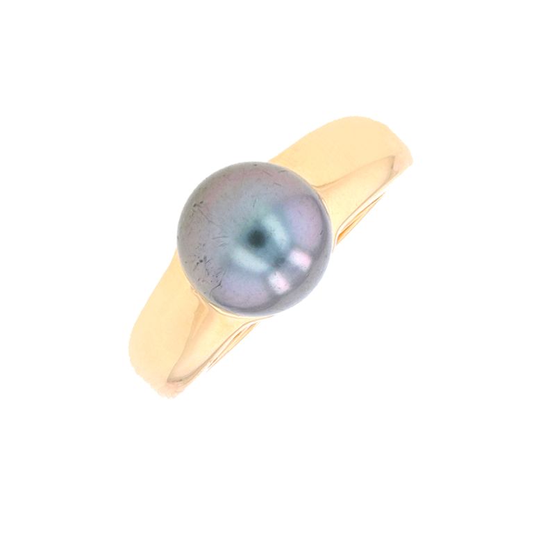 Bague perle or jaune 3.70g Comme neuf -  reconditionné disponible sur Gemme Les Bijoux